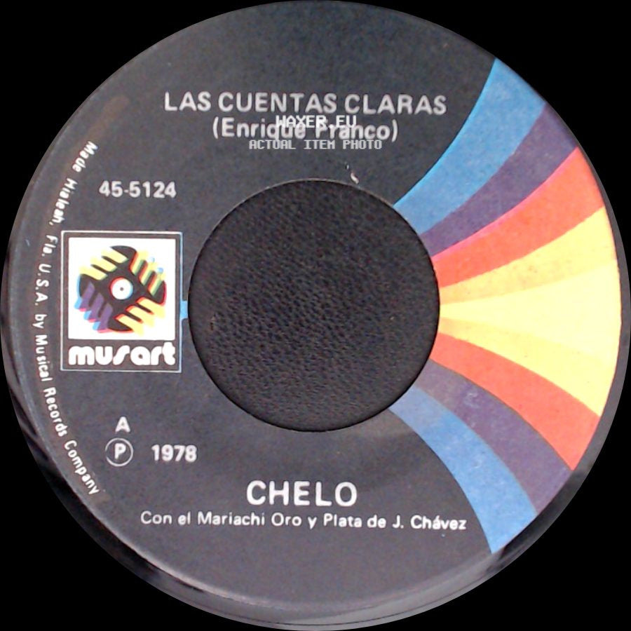 Chelo - Como Tu Decidas / Las Cuentas Claras (Enrique Franco) side B