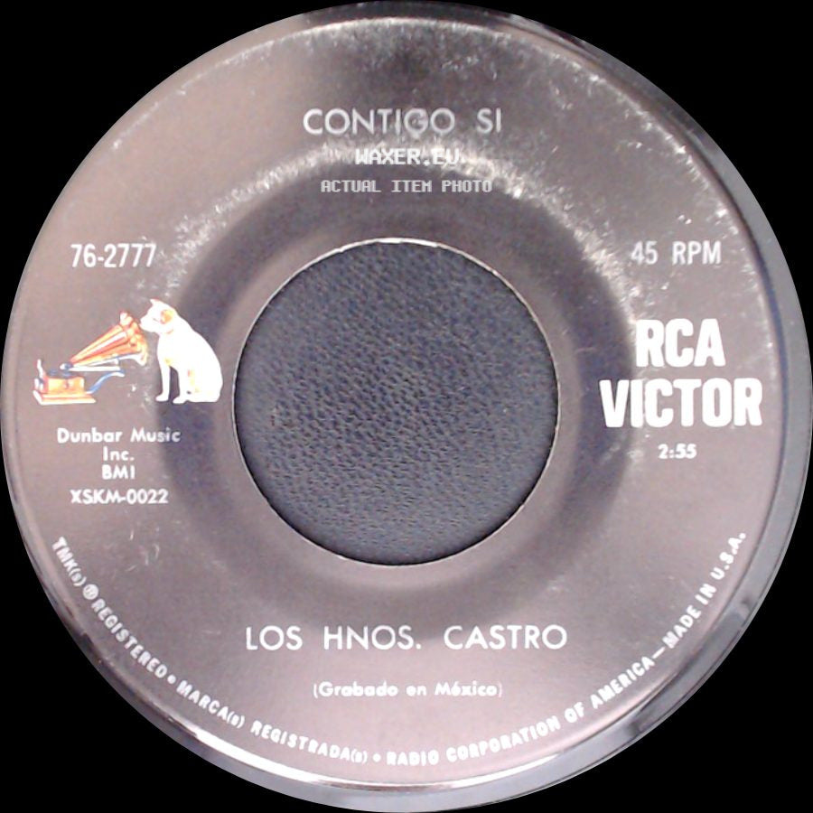 Los Hnos. Castro - Palabras - Tienes Tus Problems / Contigo Si side B