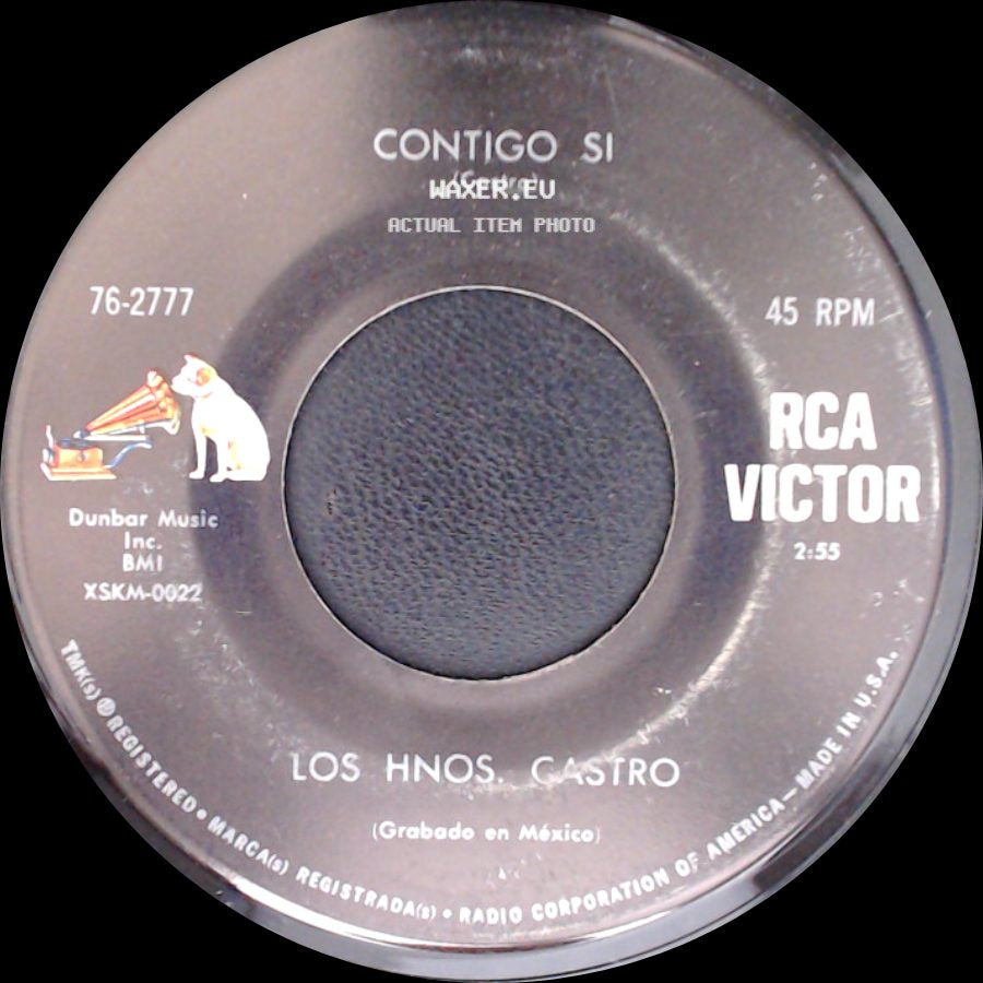 Los Hnos. Castro - Contigo Si / Palabras-Tienes Tus Problems side A