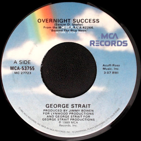 George Strait - Overnight Success / Hollywood Squares side A