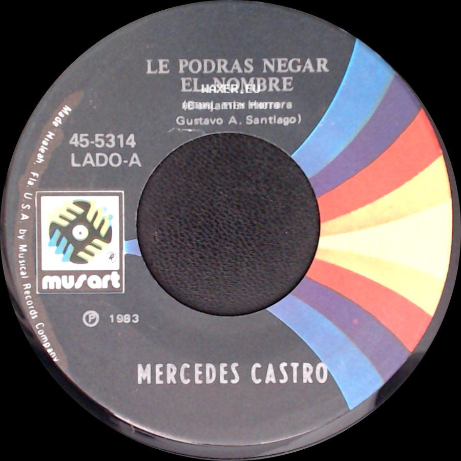 Mercedes Castro - Alma Rendida / Le Podras Negar El Nombre side B
