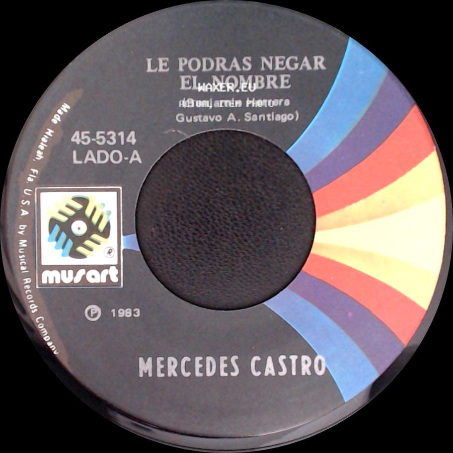 Mercedes Castro - Alma Rendida / Le Podras Negar El Nombre side B