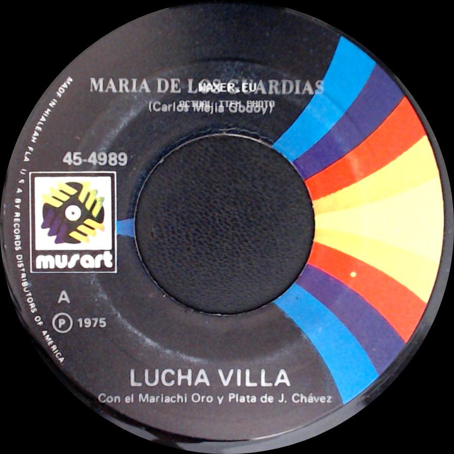 Lucha Villa - Maria De Los Guardias / Ya Nos Volvio A Amanecer side A