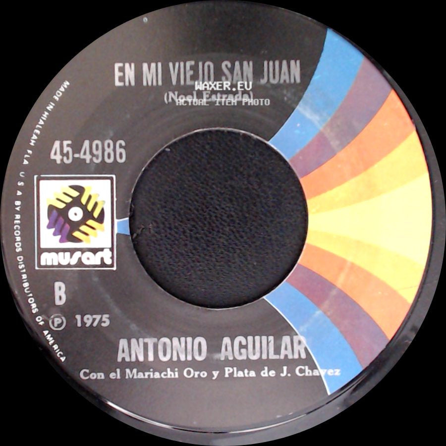 Antonio Aguilar - En Mi Viejo San Juan / En Mi Viejo San Juan side A