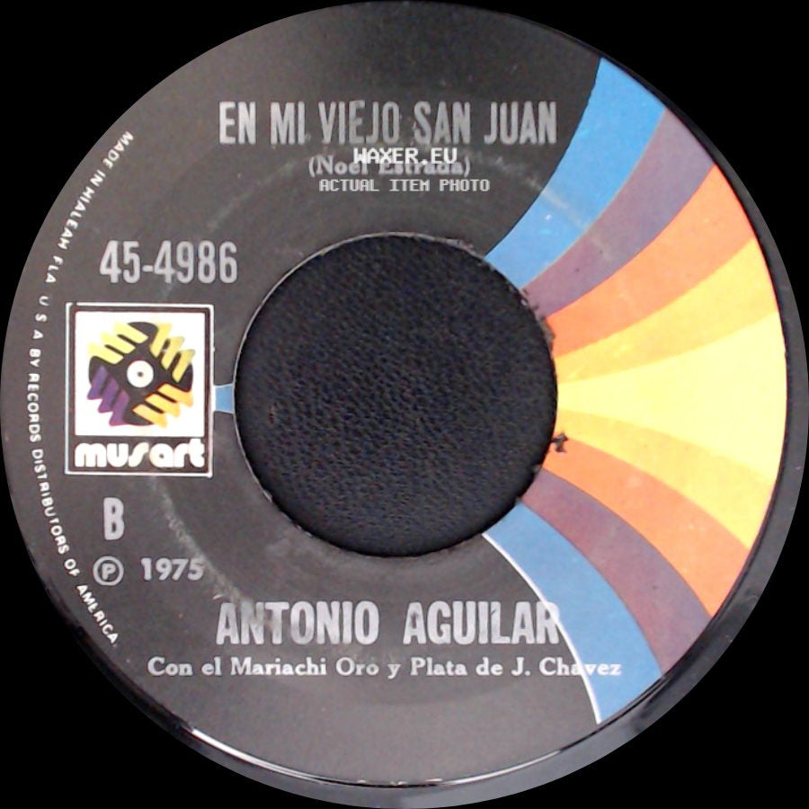 Antonio Aguilar - En Mi Viejo San Juan / En Mi Viejo San Juan side A
