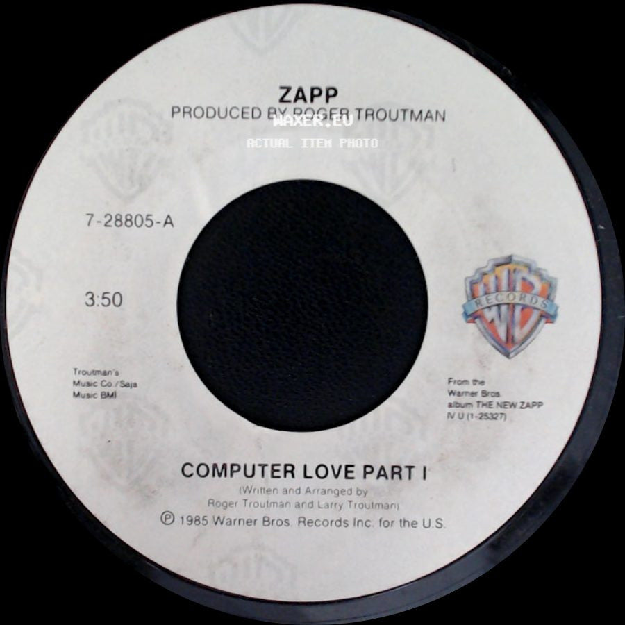Zapp - Computer Love Part I / Computer Love Part Ii side A