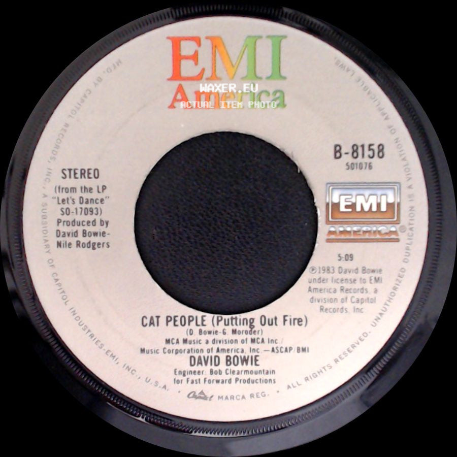 David Bowie - Cat People (Putting Out Fire) / Let's Dance side A