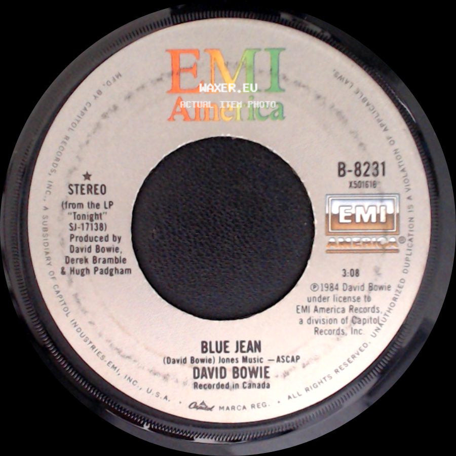 David Bowie - Blue Jean / Dancing With The Big Boys side A