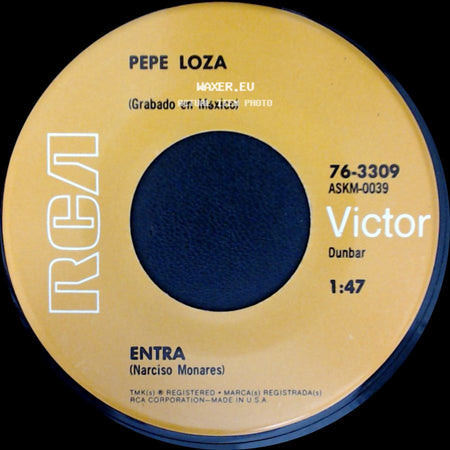 Pepe Loza - Flor De Papel / Entra side B