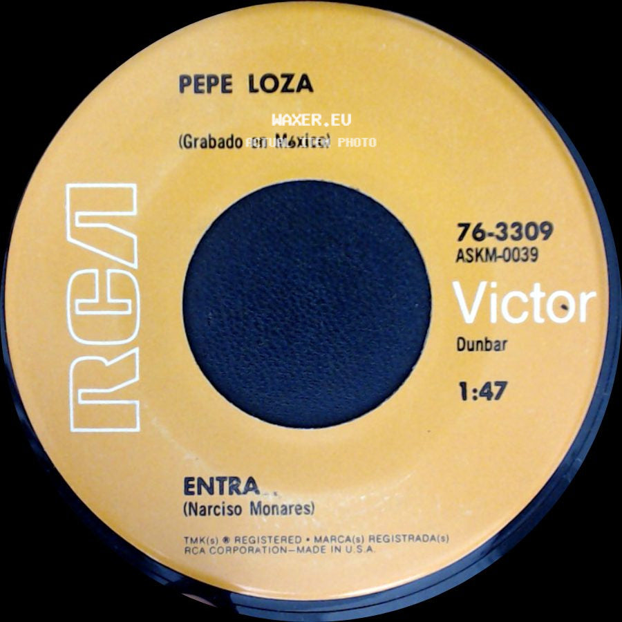 Pepe Loza - Flor De Papel / Entra side B