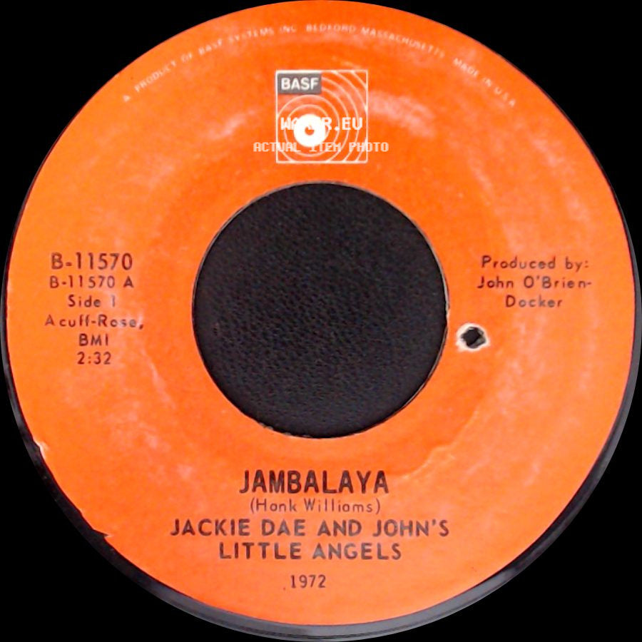 Jackie Dae And John's Little Angels - Jambalaya / Railroad Bill side A