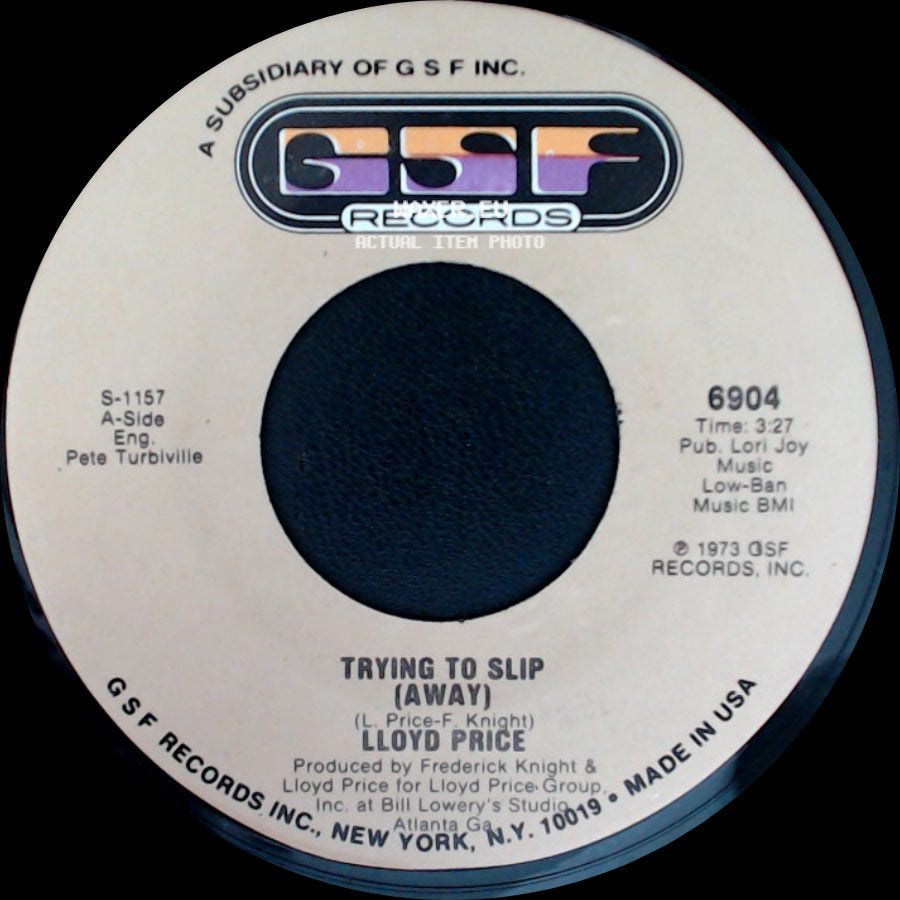 Lloyd Price - Trying To Slip (Away) / They Get Down side A