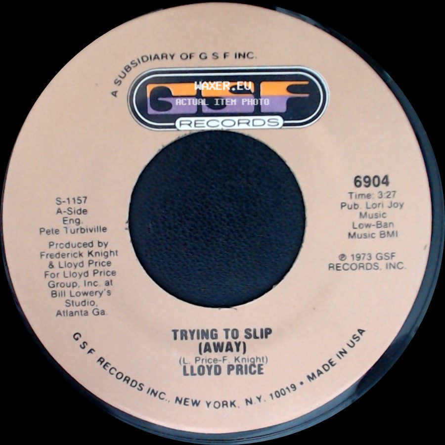 Lloyd Price - They Get Down / Trying To Slip (Away) side B