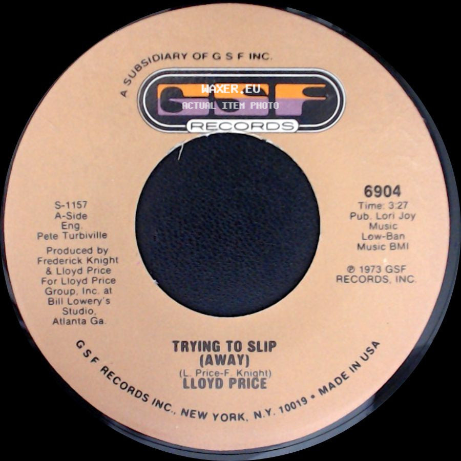 Lloyd Price - Trying To Slip (Away) / They Get Down side A