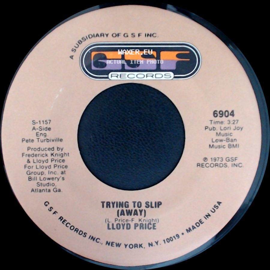 Lloyd Price - They Get Down / Trying To Slip (Away) side B