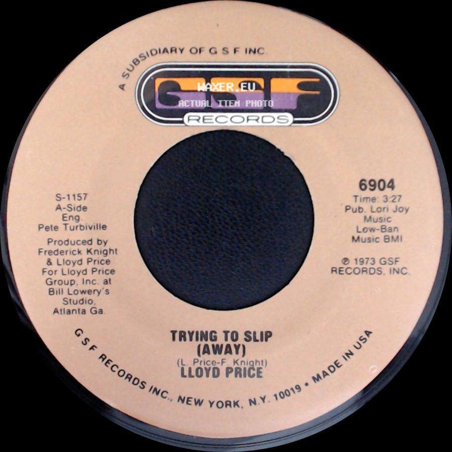 Lloyd Price - Trying To Slip (Away) / They Get Down side A