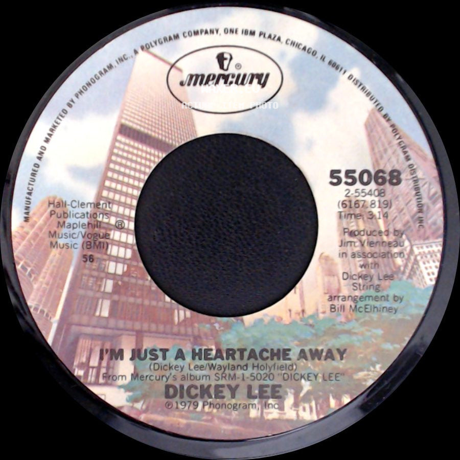 Dickey Lee - I'm Just A Heartache Away / Midnight Flyer side A