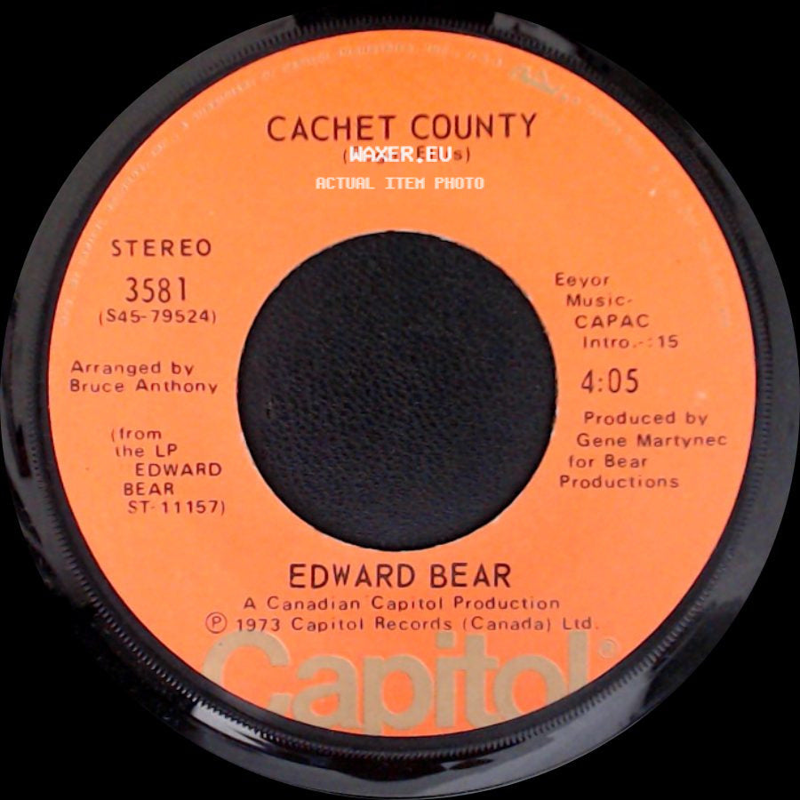 Edward Bear - Close Your Eyes / Cachet County side B