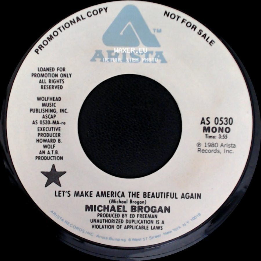 Michael Brogan - Let's Make America The Beautiful Again / Let's Make America The Beautiful Again side B