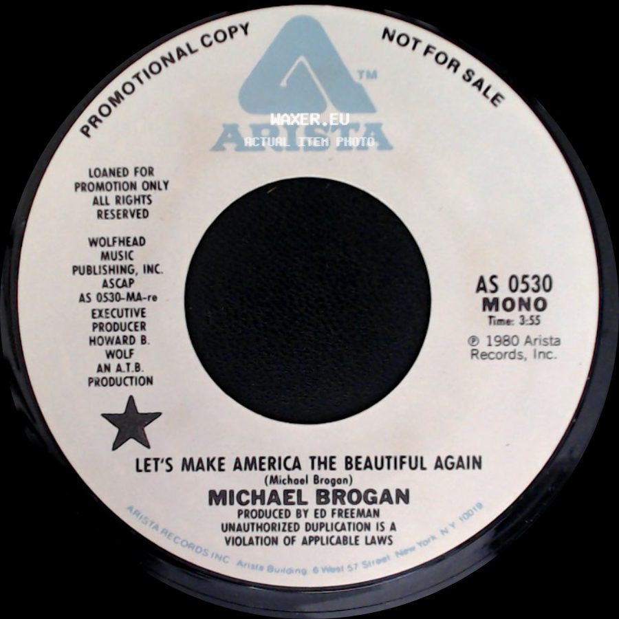 Michael Brogan - Let's Make America The Beautiful Again / Let's Make America The Beautiful Again side B