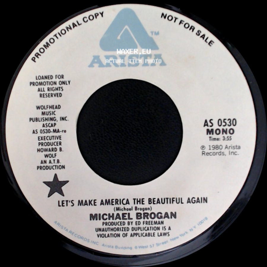 Michael Brogan - Let's Make America The Beautiful Again / Let's Make America The Beautiful Again side B