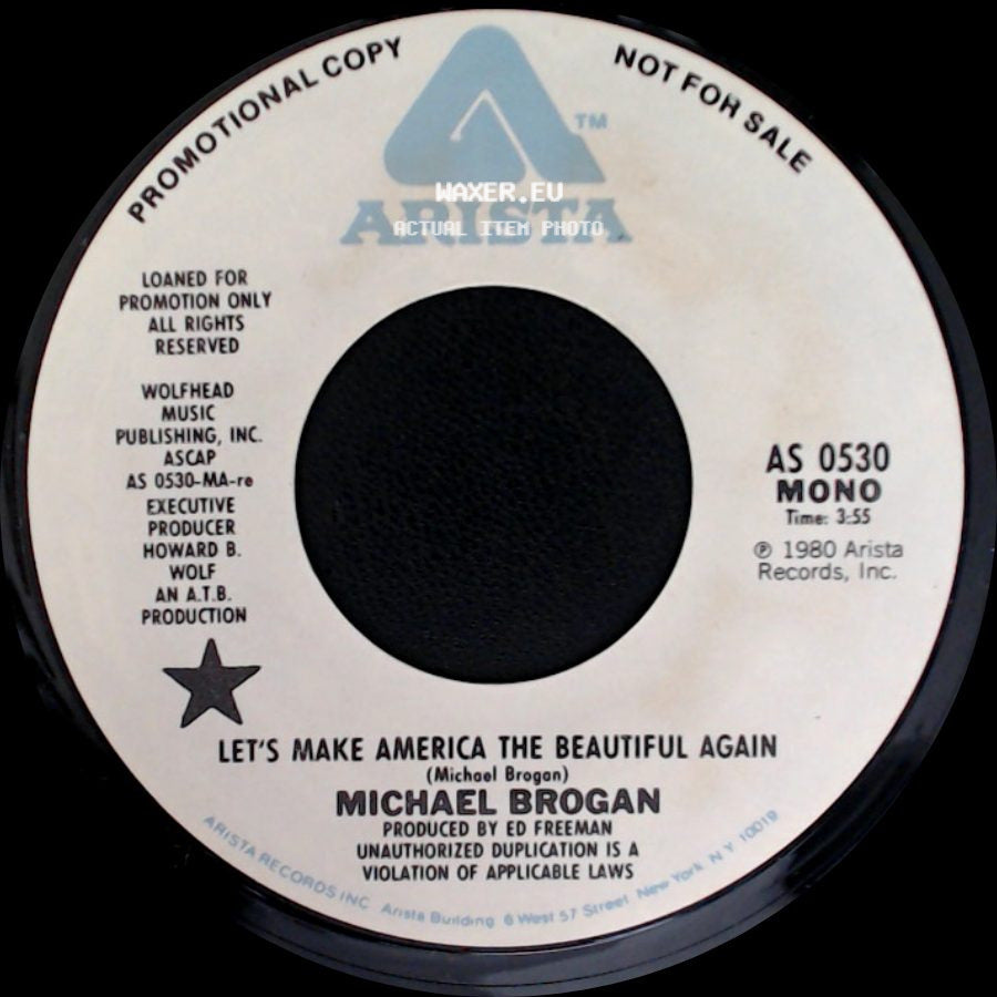 Michael Brogan - Let's Make America The Beautiful Again / Let's Make America The Beautiful Again side B
