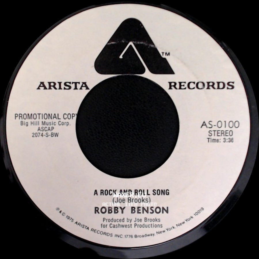 Robby Benson - A Rock And Roll Song / A Rock And Roll Song side A