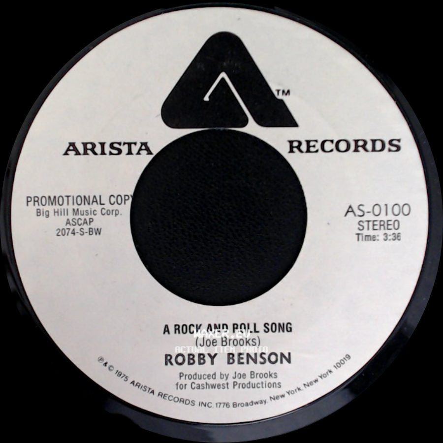 Robby Benson - A Rock And Roll Song / A Rock And Roll Song side A