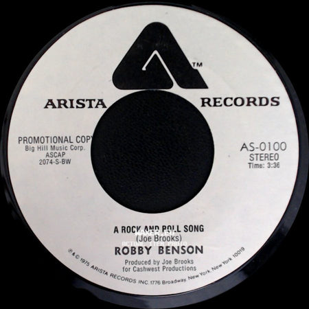 Robby Benson - A Rock And Roll Song / A Rock And Roll Song side A