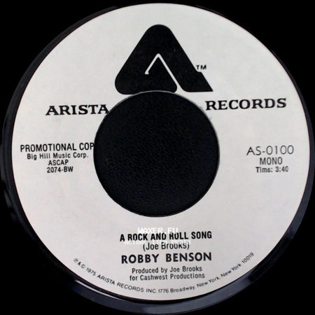 Robby Benson - A Rock And Roll Song / A Rock And Roll Song side B