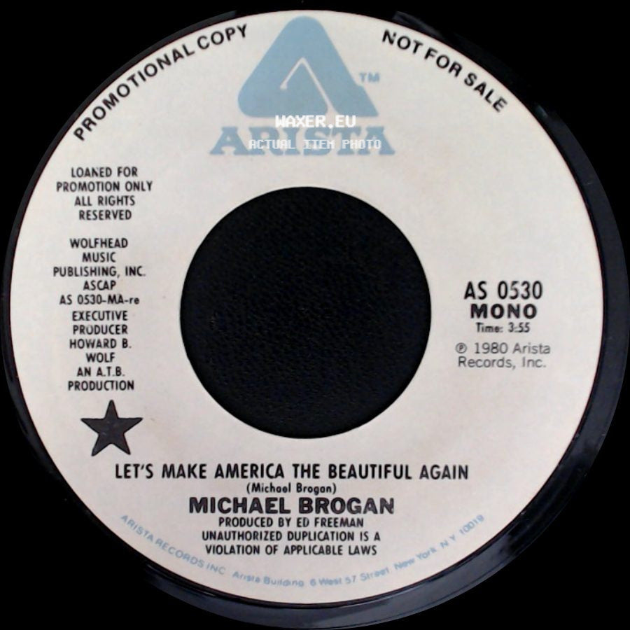 Michael Brogan - Let's Make America The Beautiful Again / Let's Make America The Beautiful Again side B
