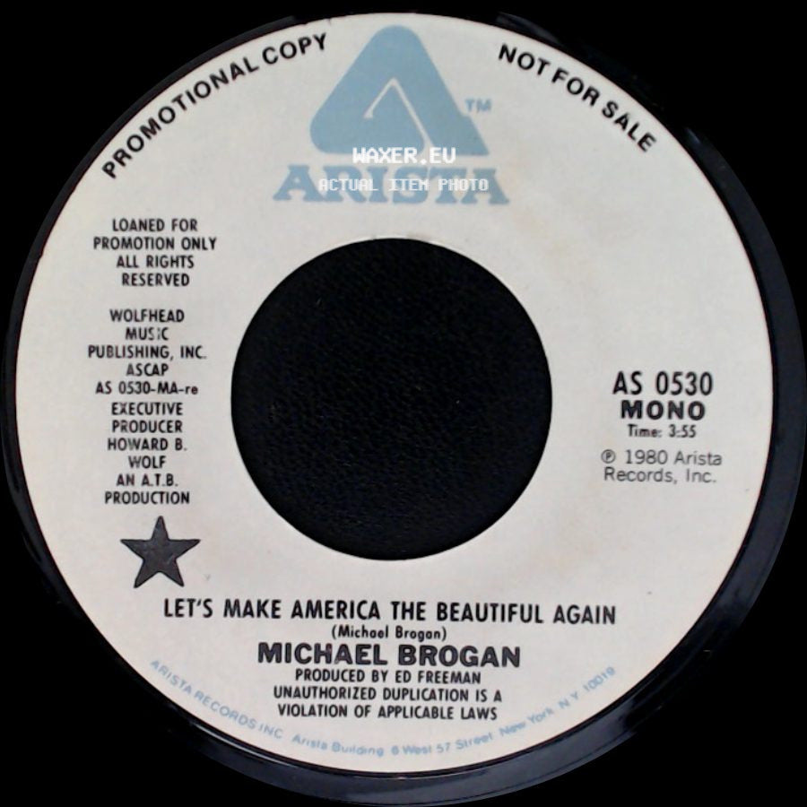 Michael Brogan - Let's Make America The Beautiful Again / Let's Make America The Beautiful Again side A