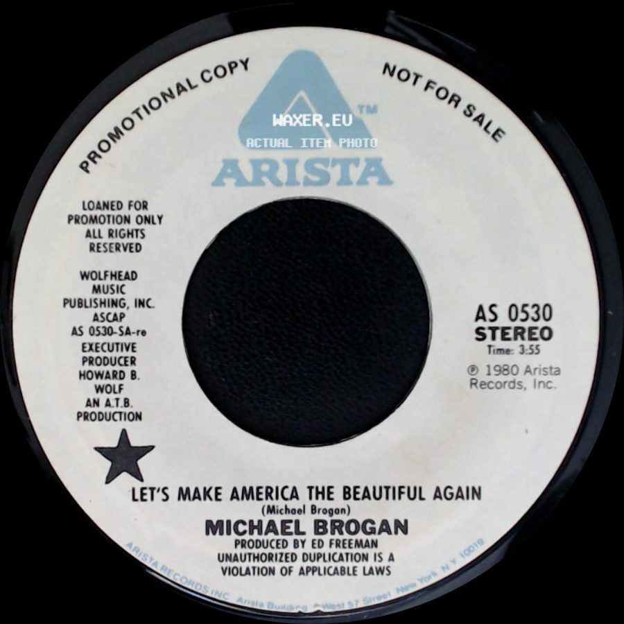 Michael Brogan - Let's Make America The Beautiful Again / Let's Make America The Beautiful Again side B