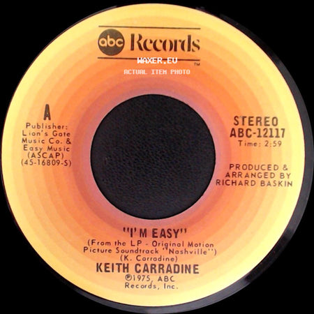 Keith Carradine / Henry Gibson - I'm Easy / "200 Years" side A