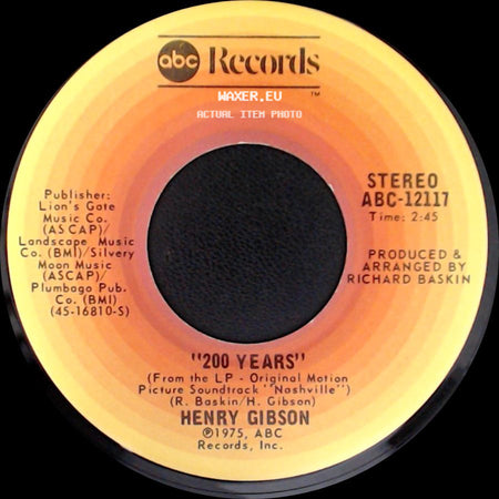 Keith Carradine / Henry Gibson - I'm Easy / "200 Years" side B