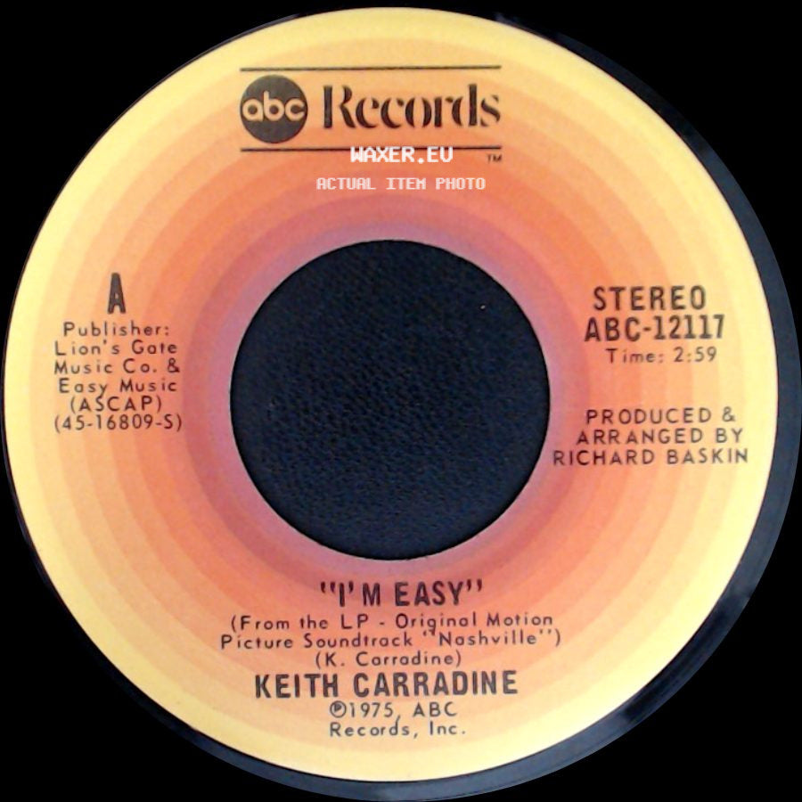 Henry Gibson / Keith Carradine - "200 Years" / I'm Easy side B