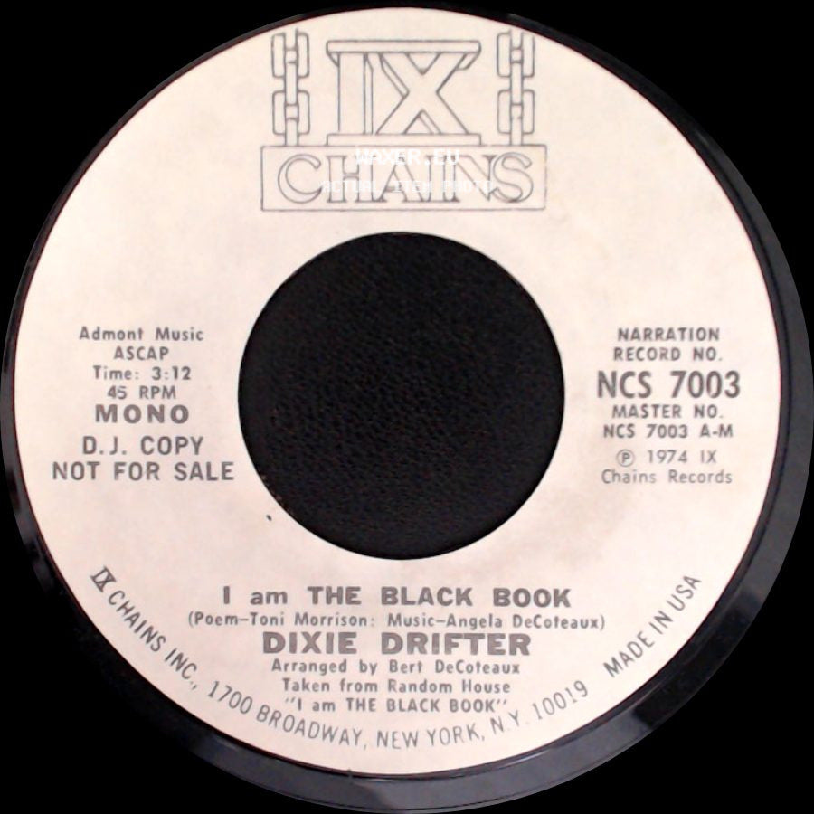 Dixie Drifter - I Am The Black Book / I Am The Black Book side A
