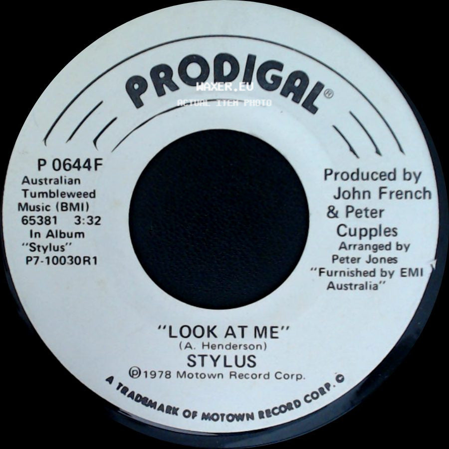 Stylus - Look At Me / Look At Me side A