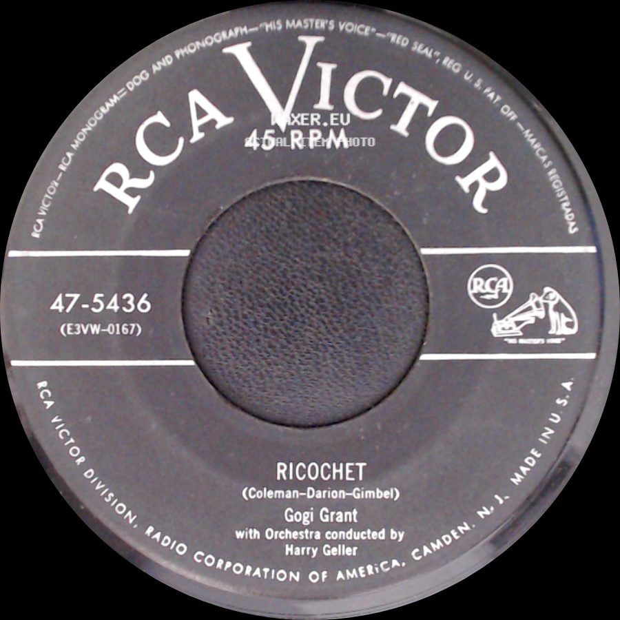 Gogi Grant - Everyone Knows I Love You / Ricochet side B