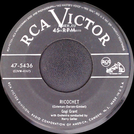 Gogi Grant - Everyone Knows I Love You / Ricochet side B