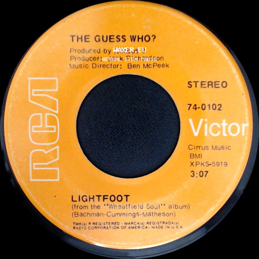 The Guess Who? - Lightfoot / These Eyes side A