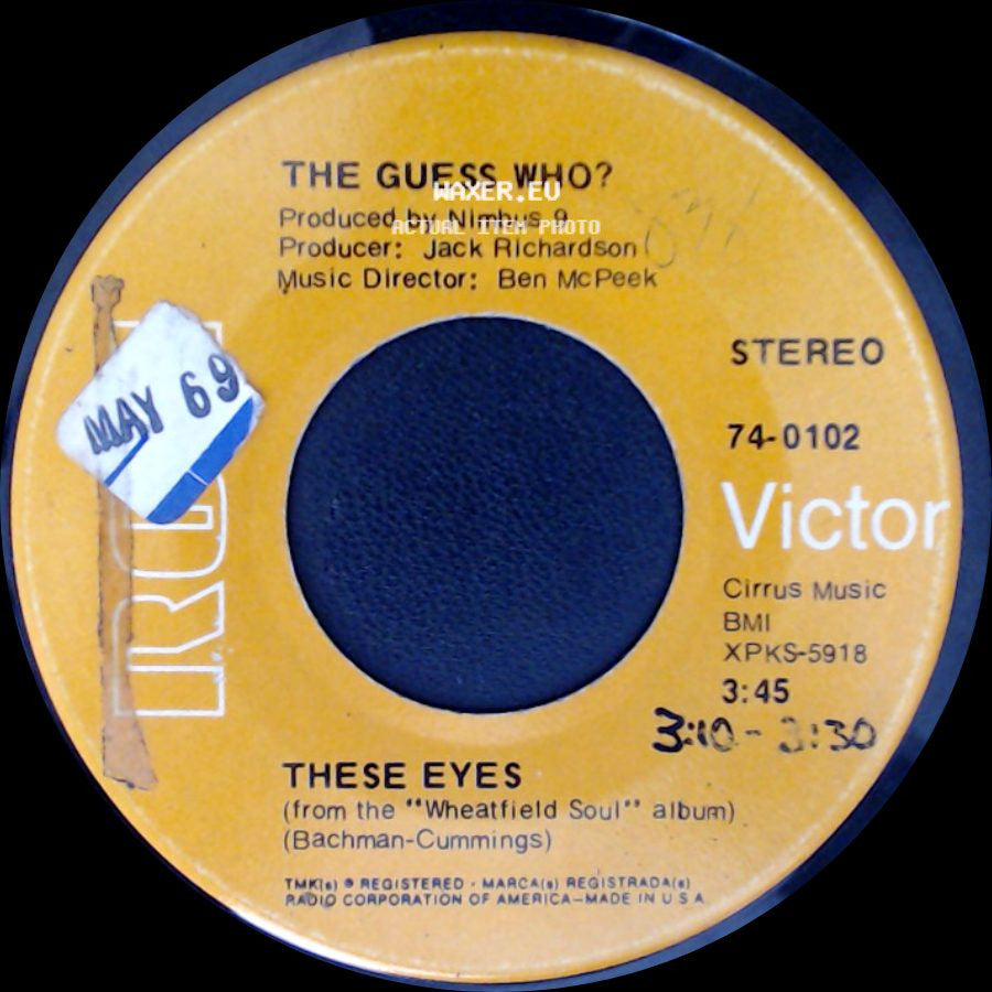 The Guess Who? - Lightfoot / These Eyes side B