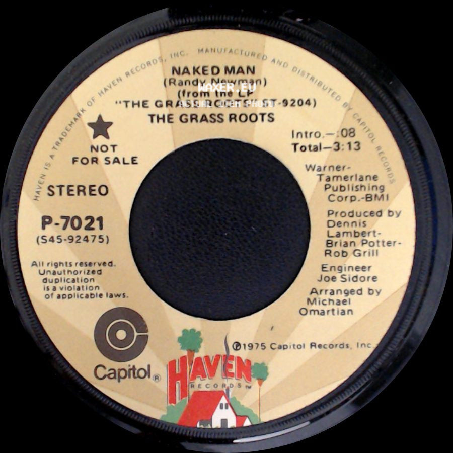 The Grass Roots - Naked Man / Naked Man side A