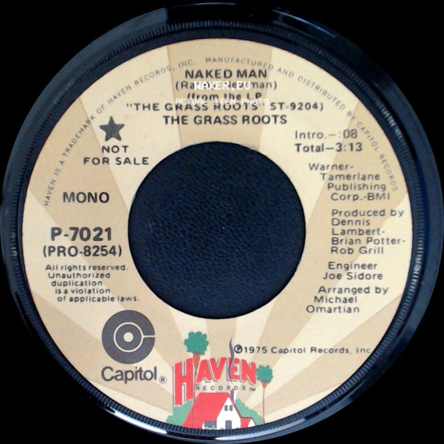 The Grass Roots - Naked Man / Naked Man side B