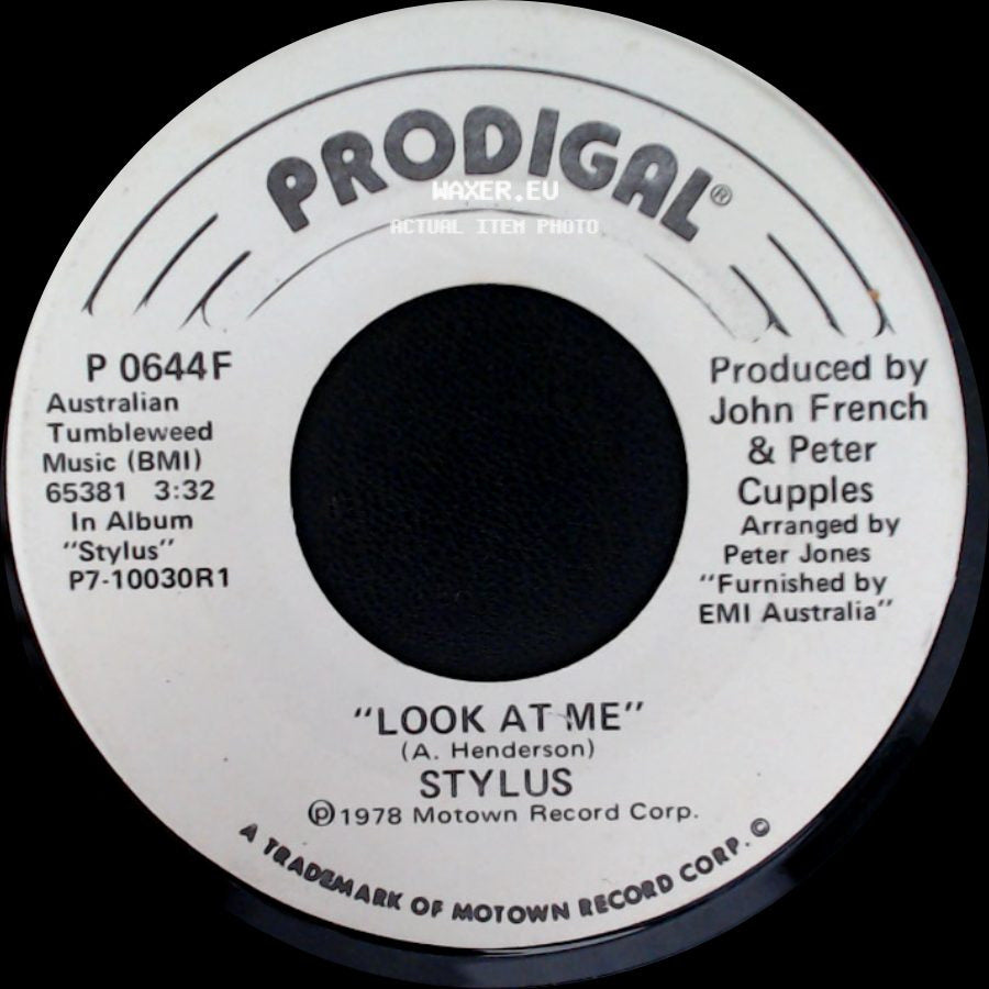 Stylus - Look At Me / Look At Me side B