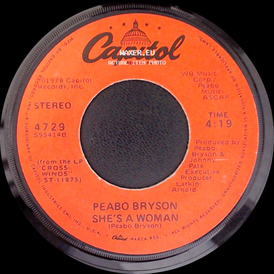 Peabo Bryson - She's A Woman / Spread Your Wings side A