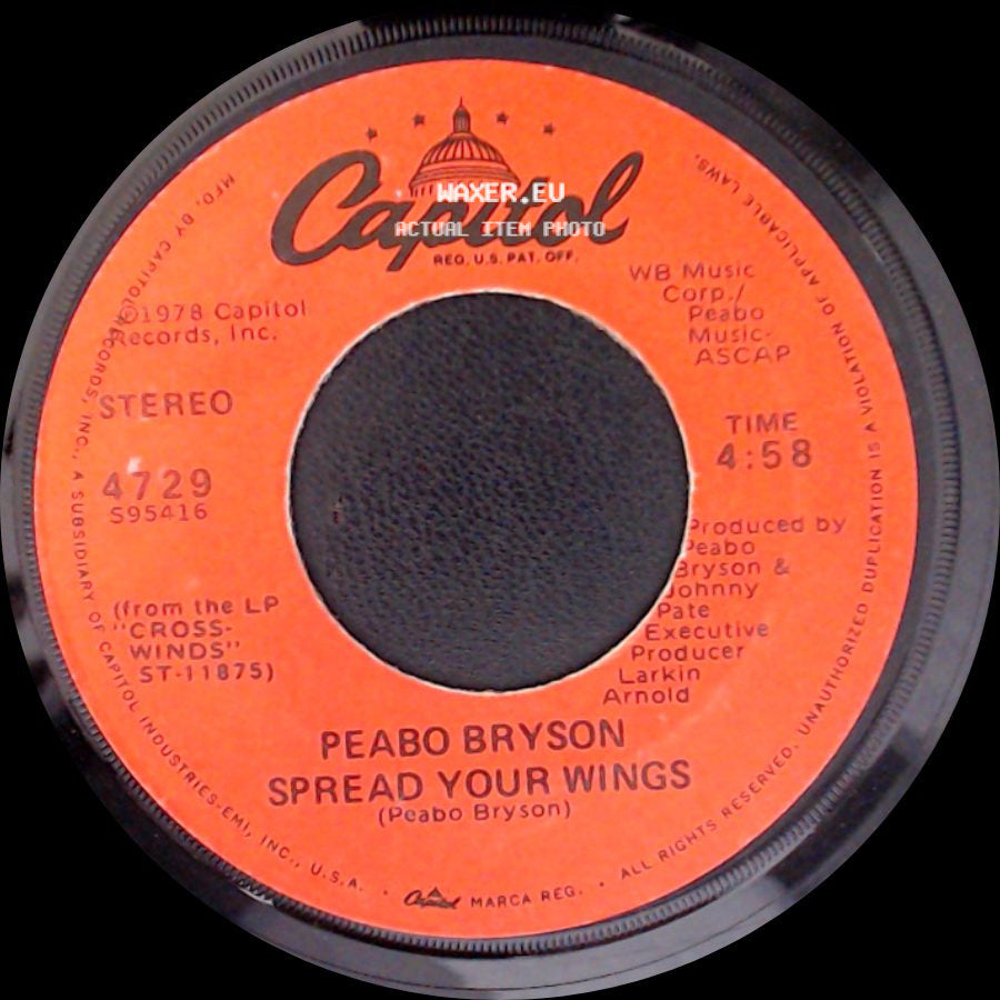 Peabo Bryson - She's A Woman / Spread Your Wings side B