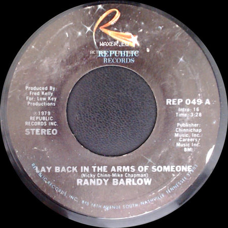 Randy Barlow - Lay Back In The Arms Of Someone / Musical Hearts side A
