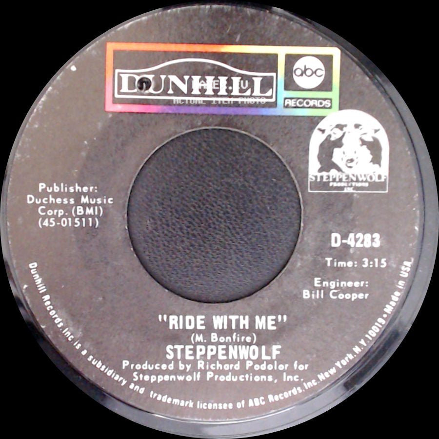 Steppenwolf - Ride With Me / For Madmen Only side A