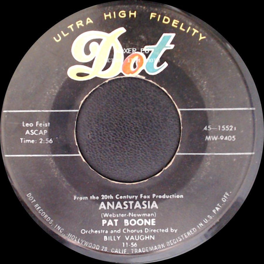 Pat Boone - Anastasia / Anastasia side B